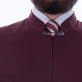 Buqhara Colated Red Plain Jubbah S, M, L, XL, XXL Thobe, Galabiyya, Jubbah, Disdashas, Cubbe, Long Kurta, Men Islamic Clothing, Sunnah Wear