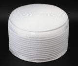White embroidered circle Taqiyah, Sunnah Wear, muslim hat, Muslim cap, Islamic gift, koofi, Prayer Hat, Men Kufi, Crochet Kufi, WHTB