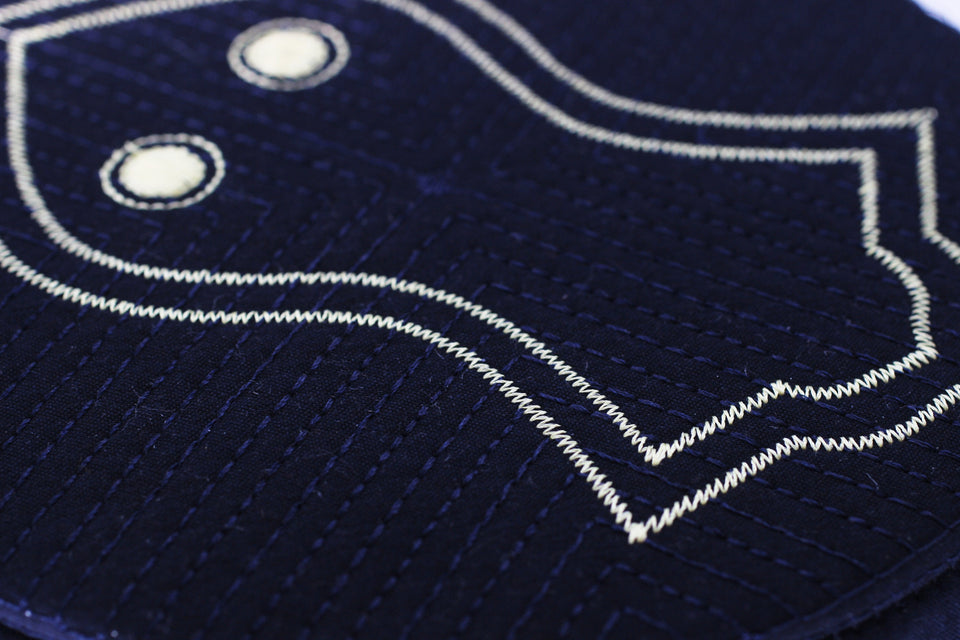 Dark Blue embroidered Nalain Taqiyah, Sunnah Wear, muslim hat, Muslim cap, Islamic gift, koofi, Prayer Hat, Men Kufi, Crochet Kufi, WHTB