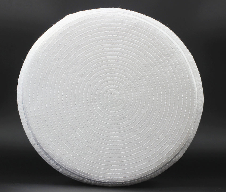 White embroidered circle Taqiyah, Sunnah Wear, muslim hat, Muslim cap, Islamic gift, koofi, Prayer Hat, Men Kufi, Crochet Kufi, WHTB