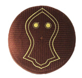 Brown embroidered Nalain Taqiyah, Sunnah Wear, muslim hat, Muslim cap, Islamic gift, koofi, Prayer Hat, Men Kufi, Crochet Kufi, WHTB