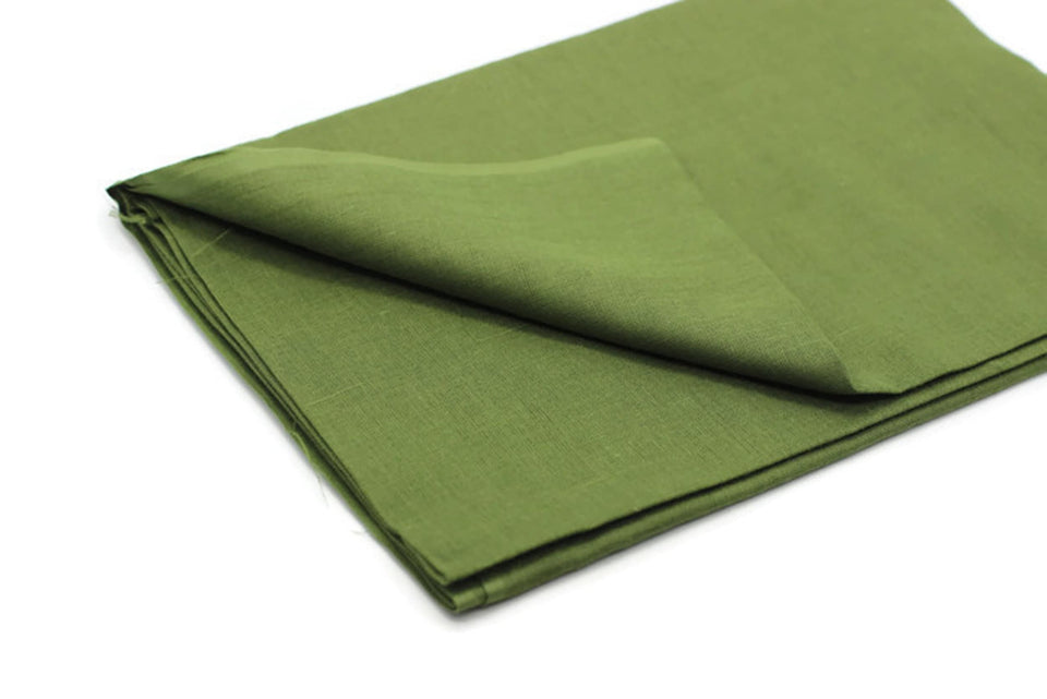 Forest Green Wrapping Fabric for Imamah, Turban for Kufi Cap , Wrapping Cloth for Muslim Cap, Cotton Fabric