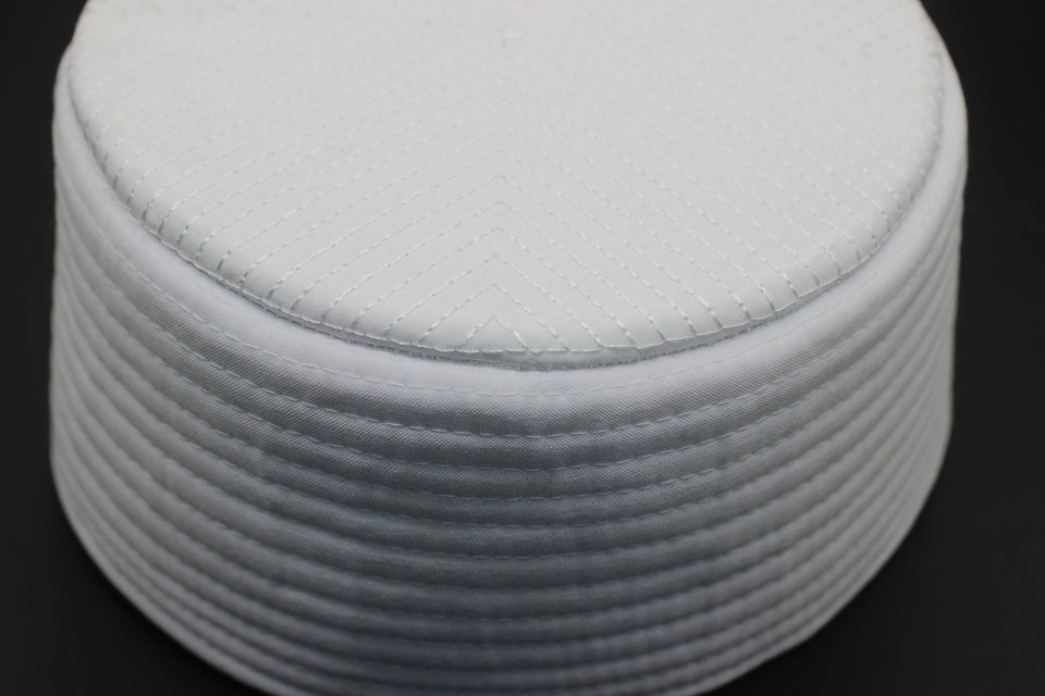 White Plain Kufi Cap, Muslim Takke Peci Kofia Hat Topi, Modest Clothing, Muslim Hat Hat, Islamic Mens Hat