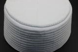 White Plain Kufi Cap, Muslim Takke Peci Kofia Hat Topi, Modest Clothing, Muslim Hat Hat, Islamic Mens Hat