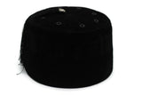 Genuine Egyptian Turkish Black Fez Tarboush Hat Black Tassel, with 7 holes Doctor Who Fez Hat Costume Accessories