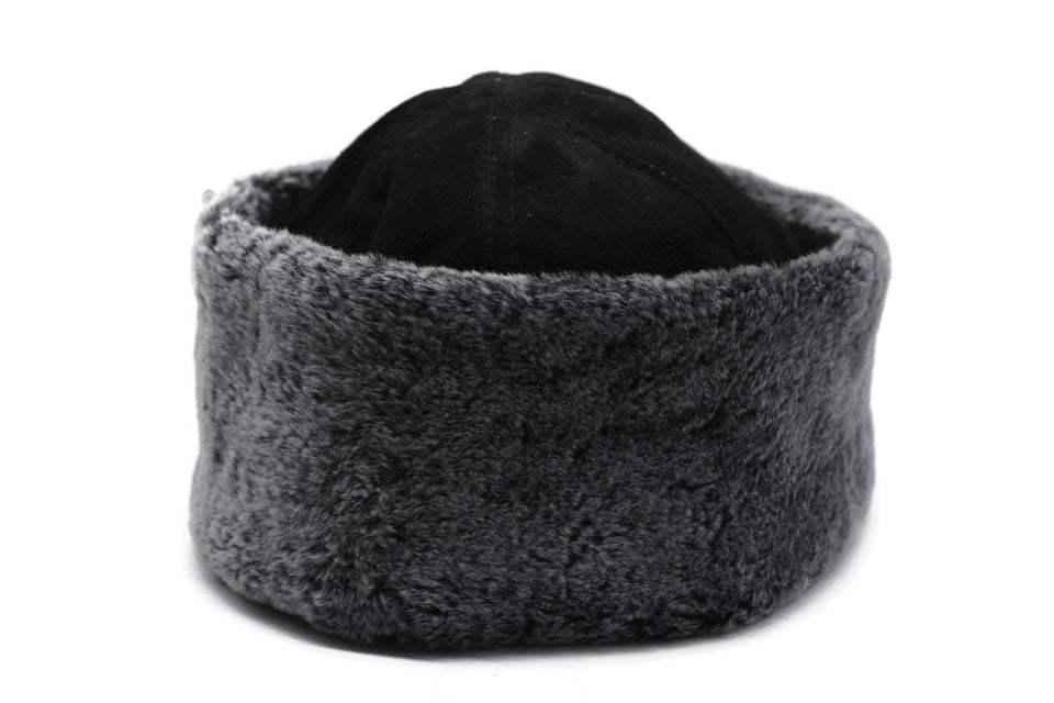 Black Caucasian Russian Kubanka, Faux Fur Astrakhan Cap, Karakul Hat Winter Cap, Cossack Winter Hat Papaha