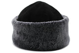 Black Hunters Hat, Short Rounded Caucasian Russian Kubanka, Faux Fur Astrakhan Cap, Karakul Hat Winter Cap, Cossack Winter Hat Papaha