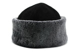 Black Hunters Hat, Short Rounded Caucasian Russian Kubanka, Faux Fur Astrakhan Cap, Karakul Hat Winter Cap, Cossack Winter Hat Papaha