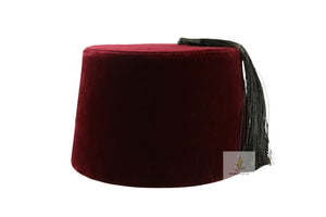 Egyptian Turkish Red Fez Tarboush Hat Black Tassel, Doctor Who Fez Hat Costume Accessories