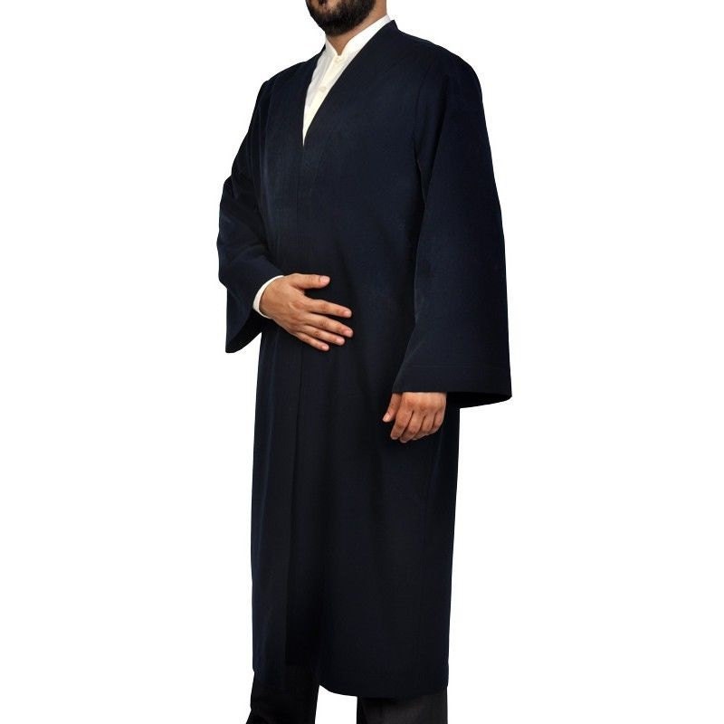 M, L, XL, 2XL Plain Mens Wear Dark Blue Thobe, Galabiyya, Jubbah, islamic wear, Basic Jubbah, Prayer Robe
