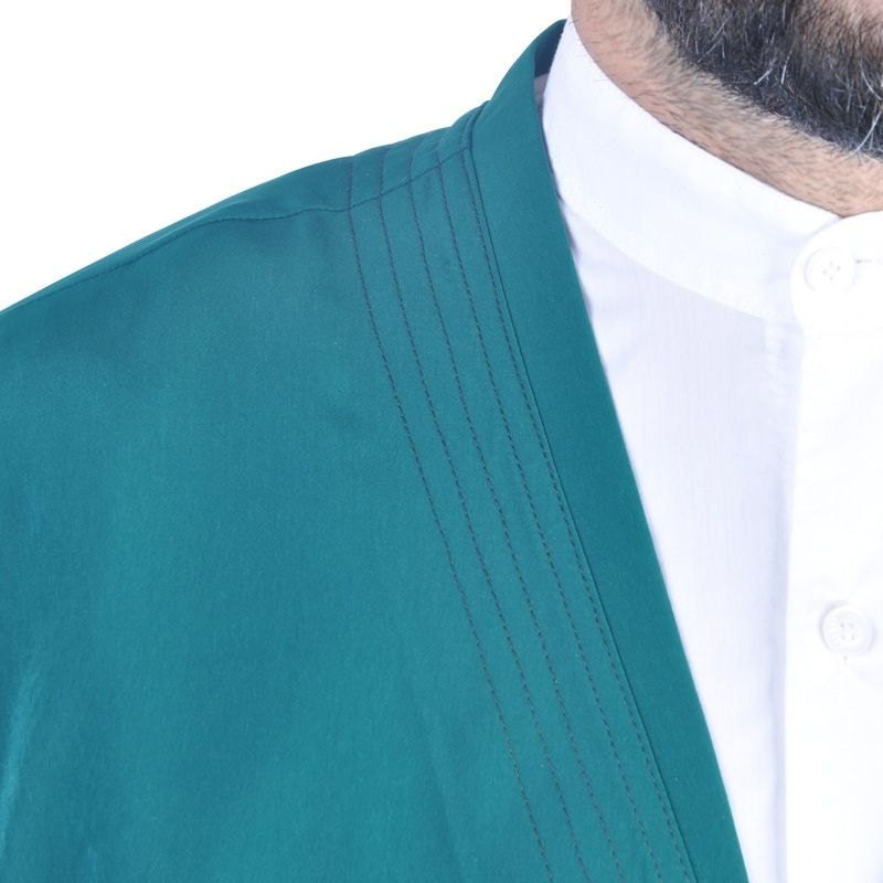 S, M, L, XL, 2XL Plain Mens Wear Green Thobe, Galabiyya, Jubbah, Islamic Wear, Muslim tunic, Muslim Long Kurta, Muslim Clothes, Basic Jubbah