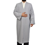 S, M, L, XL, 2XL Plain Mens Wear, Grey Thobe, Galabiyya, Jubbah, Islamic Wear,Muslim tunic , Muslim Long Kurta, Muslim Clothes, Prayer Dress