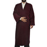 Mens Wear, Claret Red Thobe, Galabiyya, Jubbah, islamic wear, Muslim tunic , Muslim Long Kurta, Muslim Clothes, Muslim dress, Basic Jubbah