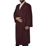 Mens Wear, Claret Red Thobe, Galabiyya, Jubbah, islamic wear, Muslim tunic , Muslim Long Kurta, Muslim Clothes, Muslim dress, Basic Jubbah