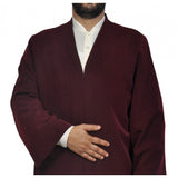 Mens Wear, Claret Red Thobe, Galabiyya, Jubbah, islamic wear, Muslim tunic , Muslim Long Kurta, Muslim Clothes, Muslim dress, Basic Jubbah