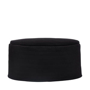 Plain Black Kufi - Prayer Hat Takke - Ideal for Wrapping - Men Kufi - Sunnah Wear - Muslims Hat- Taqiyah - embroidered prayer hat - Mens Cap