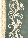 Embroidered Green Minbar Curtain - Masjeed Mosque Cami Curtain Islam Masjeed Supplies - Embroidery Curtain - Islamic Home Decor - islamicbazaar