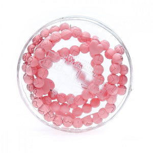 10 Pcs Pink Tasbeeh, 99 Misbahas Prayer Beads Tasbeeh Rosary, Mawleed Gift, Rose Scented Beads
