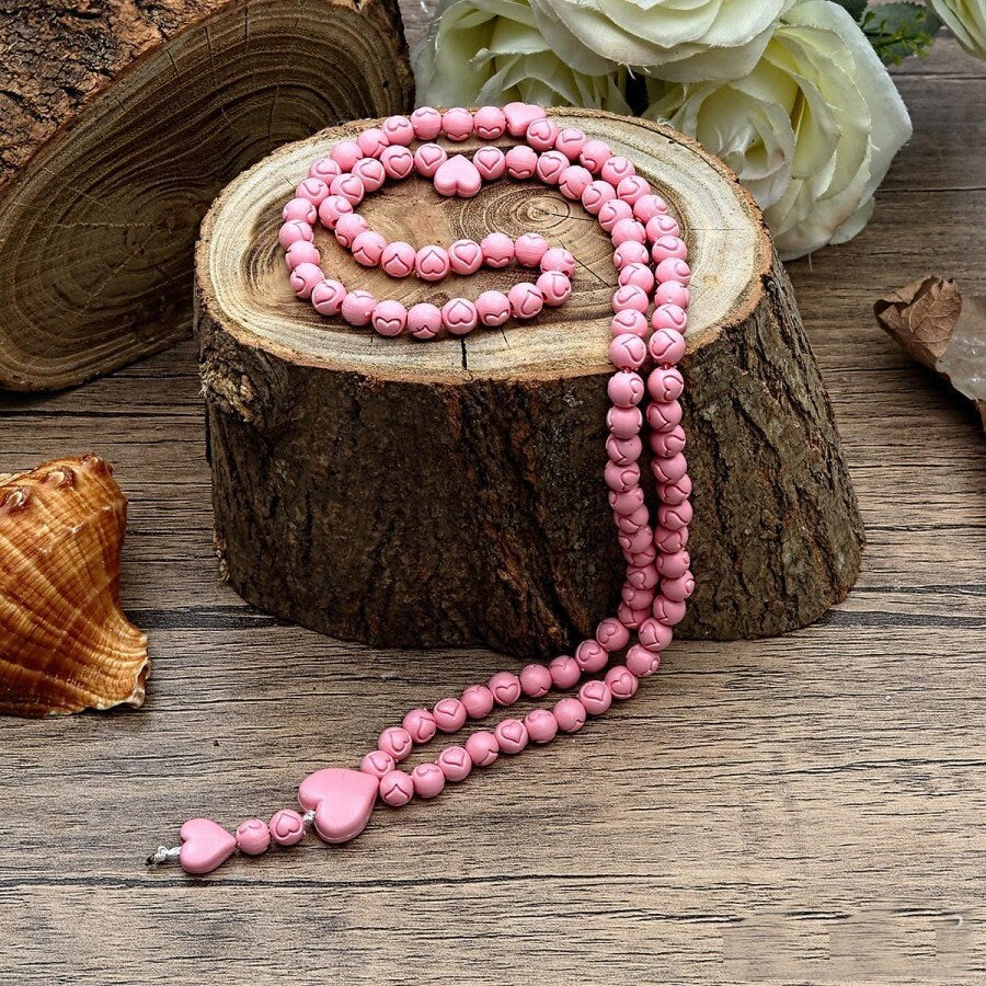 1 Pc Pink Rose Scented Tasbih 99 beads, Rose Smell Tasbih, Unique wedding favors, Rosary Misbahas for Mawleed, Graduation etc