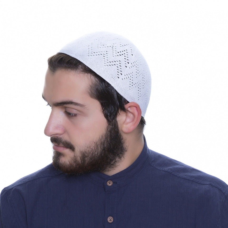 12 Pcs Muslim Kufi Hat Taqiya Takke Peci Soft Prayer Cap, Turkish Muslim Islamic Hat Skull Cap