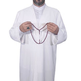 White Jubbah S, M, L, XL, XXL Plain Mens Wear, White Thobe, Galabiyya, Jubbah, Muslim Long Kurta