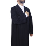 Black Punto Jubbah S, M, L, XL, XXL Plain Mens Wear, Thobe, Galabiyya, Jubbah, Muslim Long Kurta, Islamic Mens Clothing AKCN13