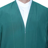 Green Punto Jubbah S, M, L, XL, XXL Plain Mens Wear, Thobe, Galabiyya, Jubbah, Muslim Long Kurta, Islamic Mens Clothing AKCN14