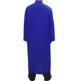 S, M, L, XL, XXL Blue Jubba with Bias Mens Wear, Thobe Galabiyya, Jubbah, Omani, Jellabiya, Disdash, Robe, Kurtah, Sunnah, Ramadan AKCN17