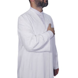 White Jubbah S, M, L, XL, XXL Plain Mens Wear, White Thobe, Galabiyya, Jubbah, Muslim Long Kurta