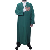 Green Punto Jubbah S, M, L, XL, XXL Plain Mens Wear, Thobe, Galabiyya, Jubbah, Muslim Long Kurta, Islamic Mens Clothing AKCN14