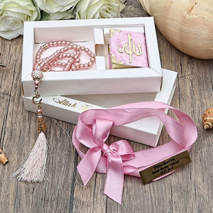 10 Pcs Mini Quran Set, Quran Book, Arabic Quran and Pearl Tasbeeh Set, Hajj Mubarak, Hajj Mabrour, Tasbeeh Quran Set, Ameen Gift MVD1