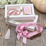 10 Pcs Mini Quran Set, Quran Book, Arabic Quran and Pearl Tasbeeh Set, Hajj Mubarak, Hajj Mabrour, Tasbeeh Quran Set, Ameen Gift MVD1