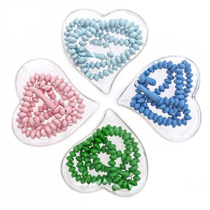 60 Pcs Rose Scented Tasbihs, Heart Shaped Colorful Misbahas , 99 Misbahas Prayer Beads, Rosary Beads, Mawleed Gift, Rose Scented Beads