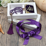 10 Pcs Mini Quran Set, Quran Book, Arabic Quran and Pearl Tasbeeh Set, Hajj Mubarak, Hajj Mabrour, Tasbeeh Quran Set, Ameen Gift MVD1