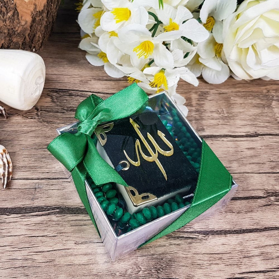 Mini Quran Set, Quran Book, Arabic Quran and Rose Scented Tasbeeh Set, Hajj Mubarak, Hajj Mabrour, Tasbeeh Quran Set MVD3