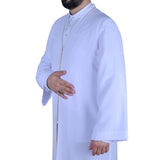 S, M, L,XL,XXL Plain Mens Wear, White Thobe, Galabiyya, Jubbah, islamic wear, Muslim tunic , Muslim Long Kurta, Muslim Clothes, Islamic,