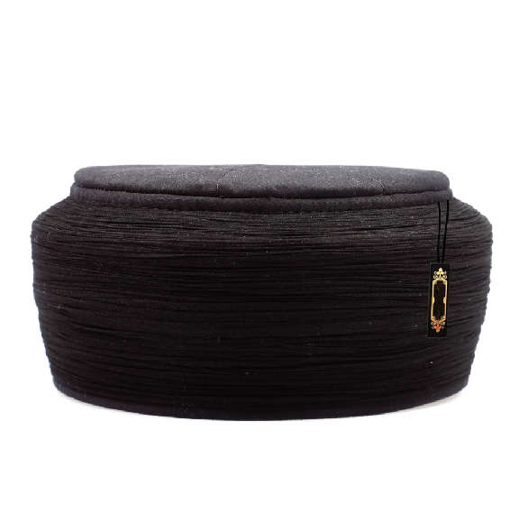 Hannun Kayan Black & Black Sarik, Skullcap, Pecinya, Sorban imamah, Kufi Cap, صلا Hat, Hat maza na Muslim, Pagri, Turban, Islamic Wear