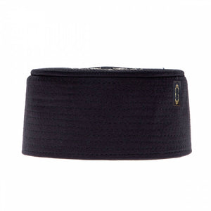 Black Nalain Kufi - Prayer Hat Takke - Men Kufi - Sunnah Wear - Muslims Hat- Taqiyah - embroidered prayer hat - Mens Cap - Nalin Takke