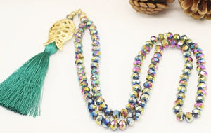 Colorful Tasbih, crystal prayer beads, Handmade Prayer Beads 99 Misbaha, Masbaha, 99 beads Tasbeeh, 8mm beads tasbeeh, Crystal Tasbeeh, TSBK