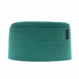 Plain Green Kufi, Prayer Hat Takke, Ideal for Wrapping, Men Kufi, Sunnah Wear, Muslims Hat, Taqiyah, embroidered prayer hat, Mens Cap 002