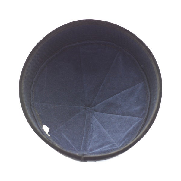 Cyprus Model Black Naqshibandi Kufi Muslim Takke Peci Kofia Hat Topi, Dervish Clothing, Haqqani Sufi Hat, Islamic Wear, Islamic Gift