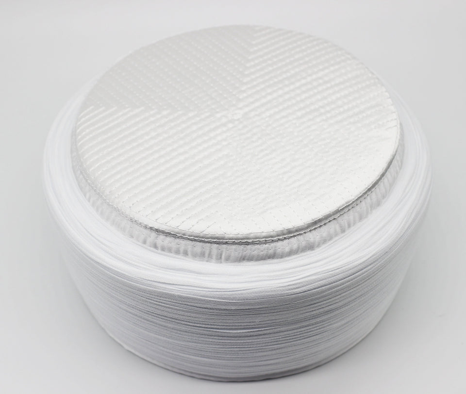 Handmade Beyzat White Sarik, imamah sarik, Kufi Cap, Muslim Men's Hat Cap, Skullcap, Classic Imamah, Islamic Hat, Muslim hat, kofi