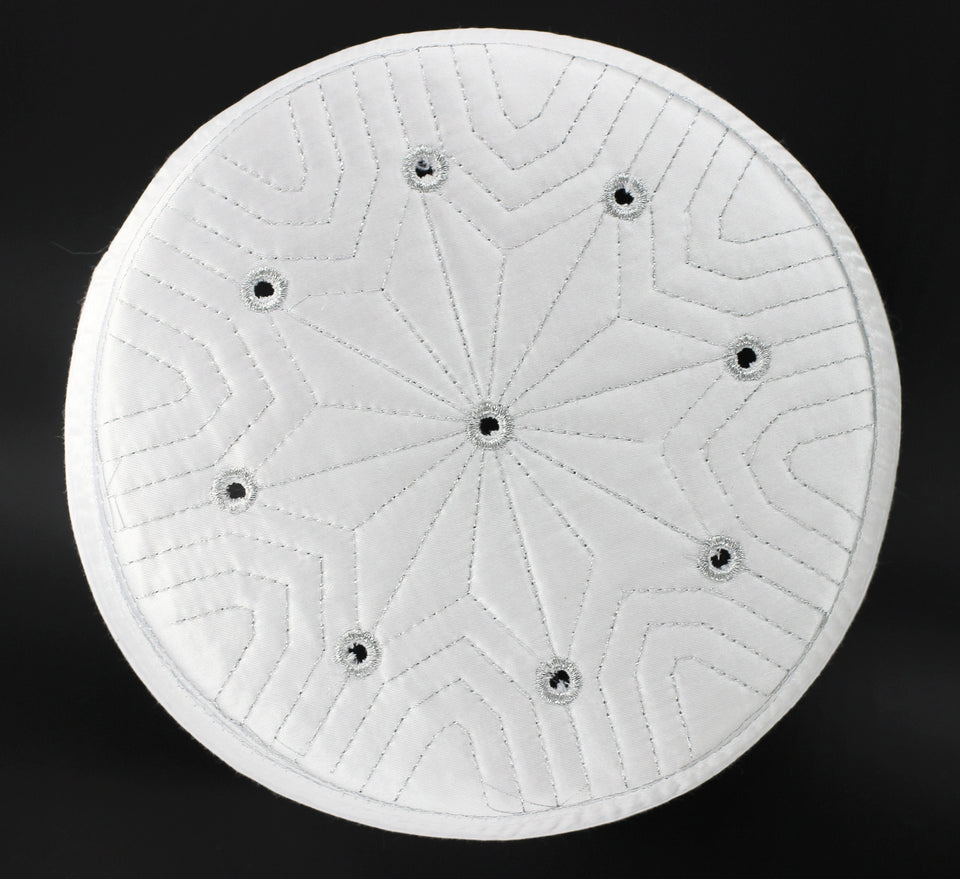 White Taqiyah with 9 holes, Sunnah Wear, muslim hat, Muslim cap, Islamic gift, koofi, Prayer Hat, Men Kufi, Crochet Kufi, Imamah, WHTB