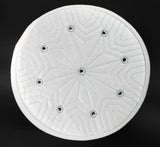 White Taqiyah with 9 holes, Sunnah Wear, muslim hat, Muslim cap, Islamic gift, koofi, Prayer Hat, Men Kufi, Crochet Kufi, Imamah, WHTB