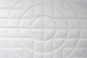 White Embroidered Geometric Taqiyah, Sunnah Wear, muslim hat, Muslim cap, Islamic gift, koofi, Prayer Hat, Men Kufi, Crochet Kufi, WHTB