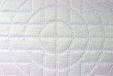 White Embroidered Geometric Taqiyah, Sunnah Wear, muslim hat, Muslim cap, Islamic gift, koofi, Prayer Hat, Men Kufi, Crochet Kufi, WHTB