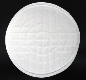White Embroidered Geometric Taqiyah, Sunnah Wear, muslim hat, Muslim cap, Islamic gift, koofi, Prayer Hat, Men Kufi, Crochet Kufi, WHTB