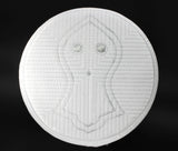 White&Silver embroidered Nalain Taqiyah, Sunnah Wear, muslim hat, Muslim cap, Islamic gift, koofi, Prayer Hat, Men Kufi, Crochet Kufi, WHTB