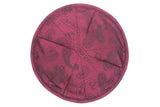 Handmade Red Muslim Kufi Hat Taqiya Takke Peci Rigid Prayer Cap, Turkish Muslim Islamic Hat Skull Cap