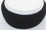 Handmade White&Black Sarik, imamah sarik, Kufi Cap, Muslim Men's Hat Cap, Skullcap, Classic Imamah, Islamic Hat, Muslim hat, kofi